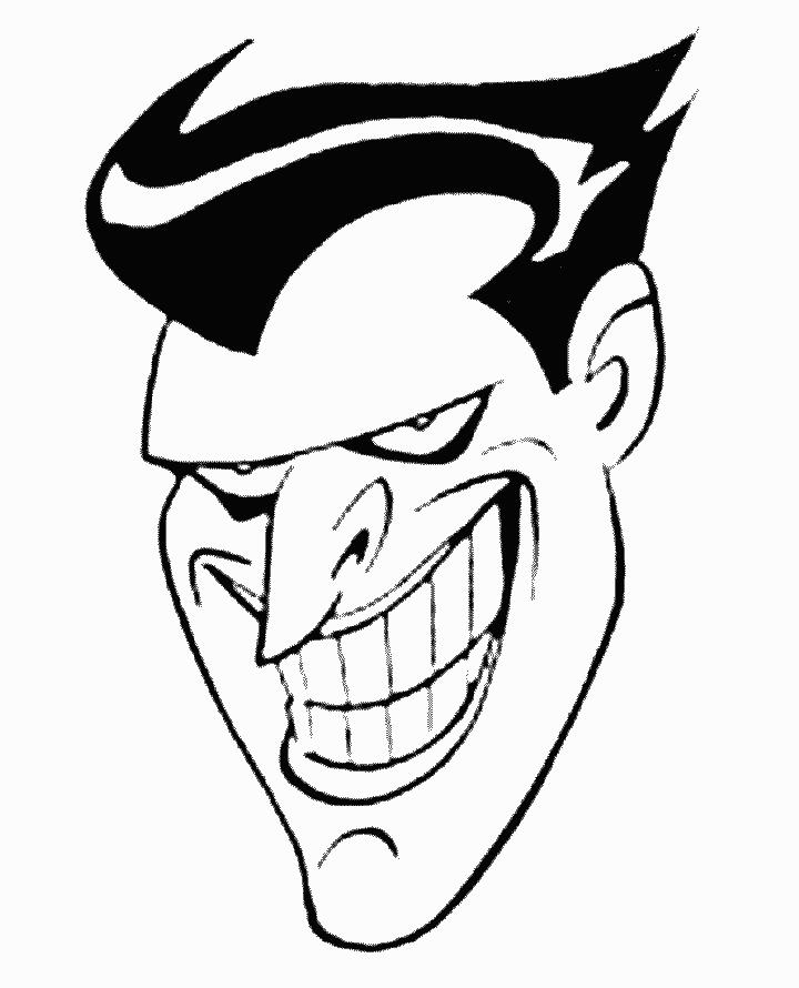 Joker Imagine De Colorat Pentru Copii De Scos La Imprimanta Plansa Descarca