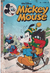 Mickey Mouse, Numarul 1, Anul 1992, pagina 1